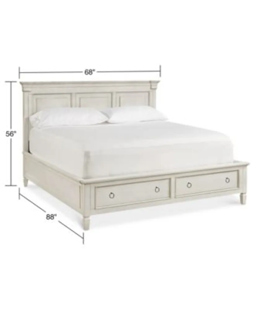 Furniture Sag Harbor White Storage Bedroom Furniture Collection - Macy's