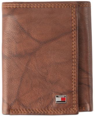 Men's Leather Billfold Pocket RFID Wallet