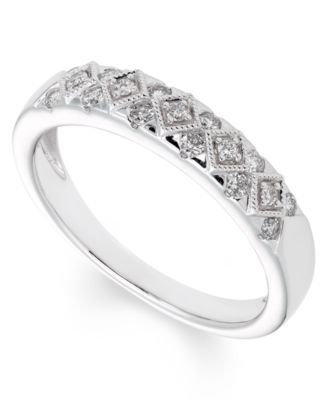 Certified Diamond (1/4 ct. t.w.) Band in 14K White Gold