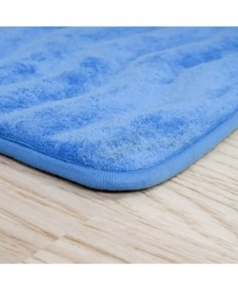 Microdry Charcoal-Infused Memory Foam Bath Mat Collection - Macy's