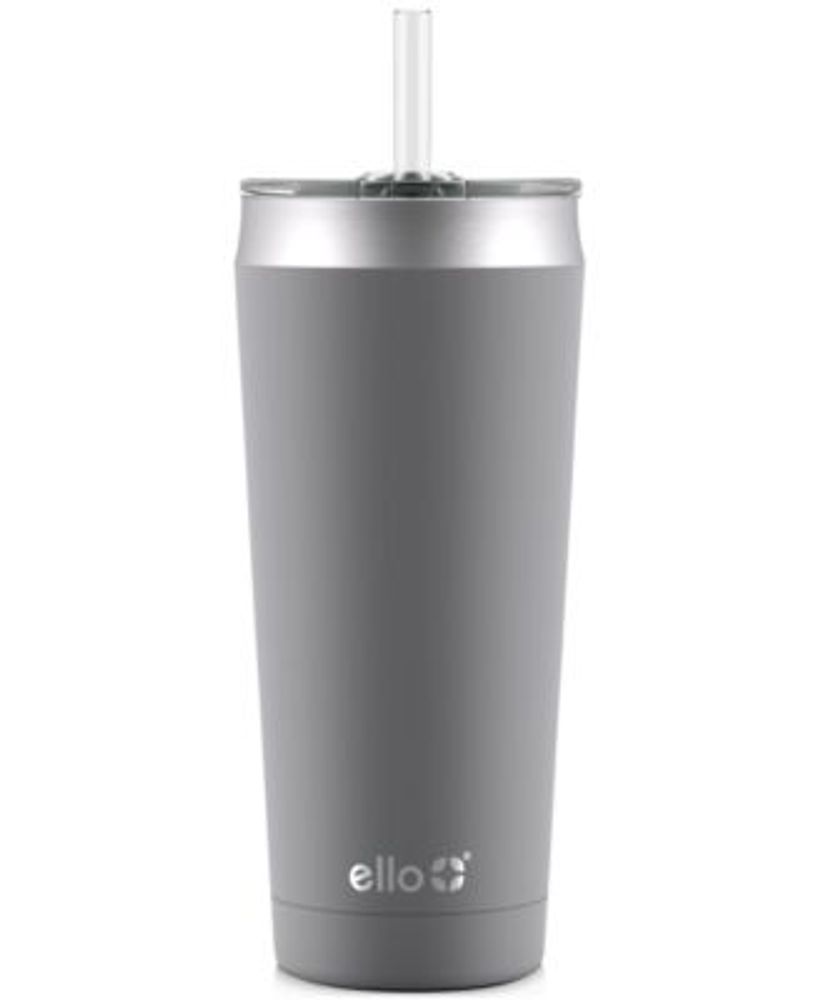 Ello Jones 11-Oz. Stainless Steel Coffee Tumbler, Black Metallic