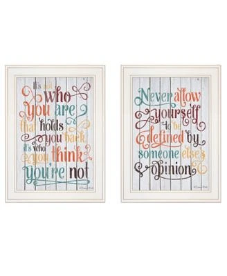 Who You Think 2-Piece Vignette by Susan Ball, Frame