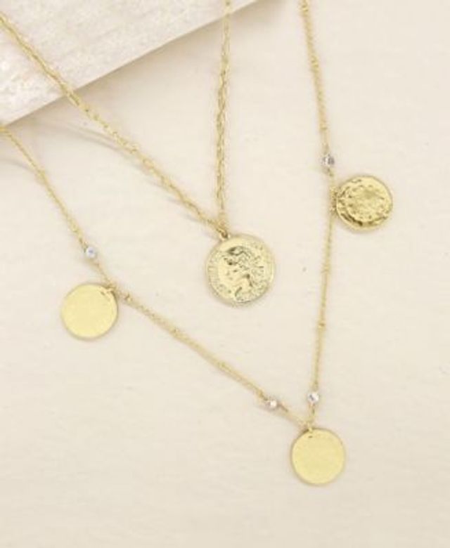 Ettika Jewelry  Layered Coin Necklace Set