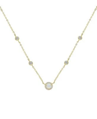 Olivia Opal and Crystal Necklace