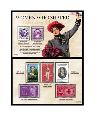 Women Who Shaped American History Postage Stamp Collection