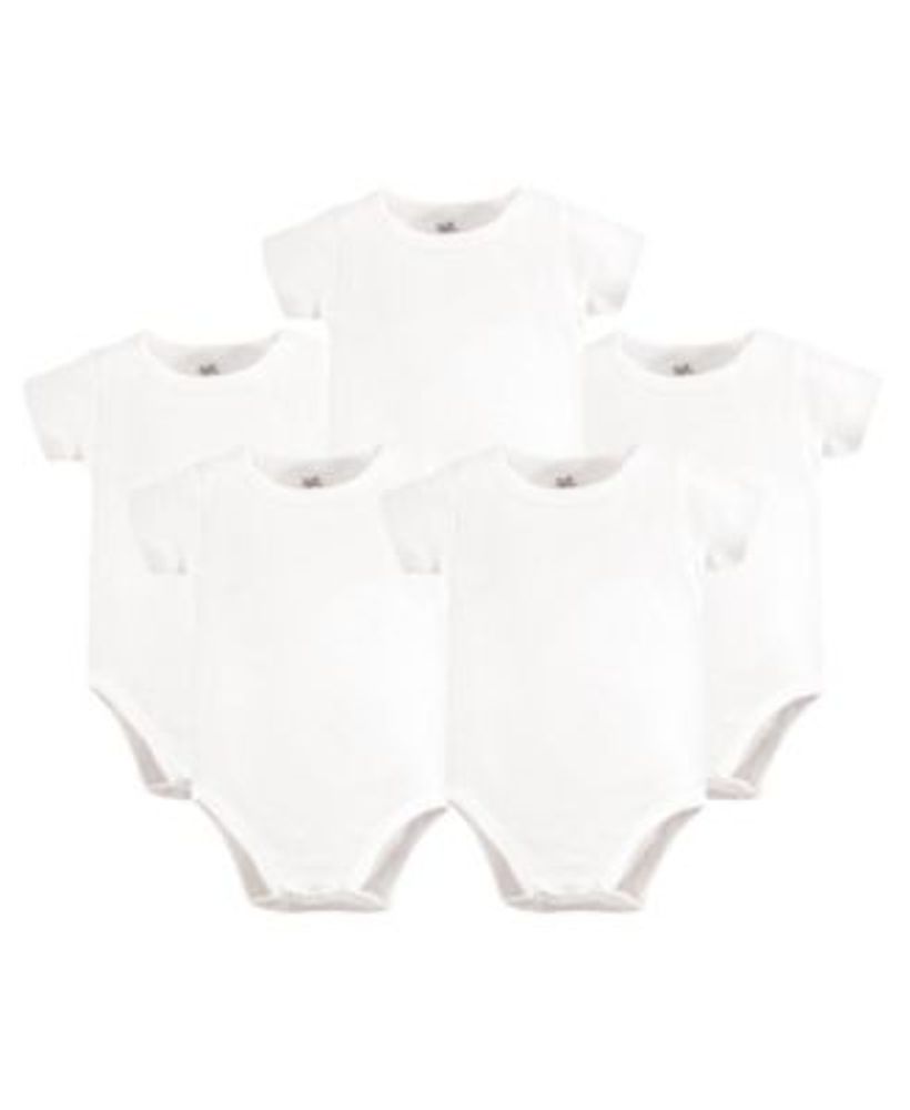 Baby Girl Organic Cotton Bodysuit, 5-Pack