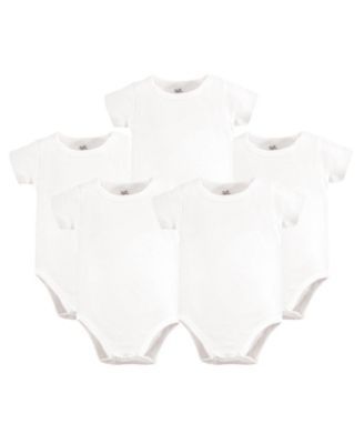 Baby Girl Organic Cotton Bodysuit, 5-Pack