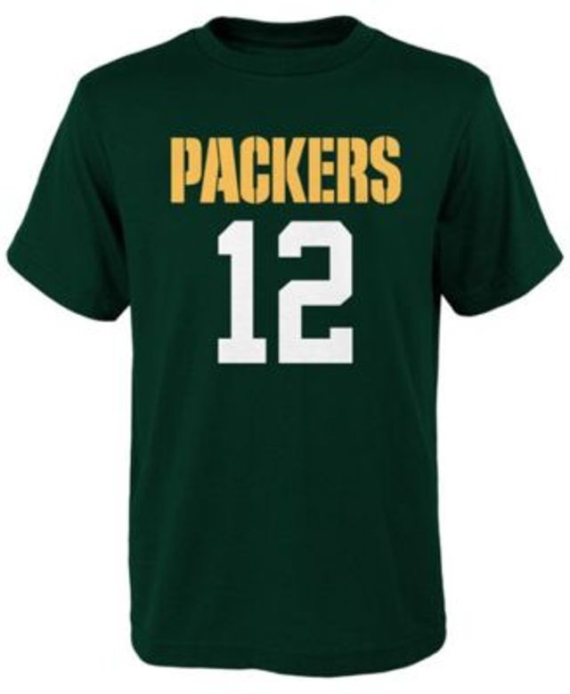 Outerstuff Youth Aaron Rodgers Green Green Bay Packers Mainliner Player Name & Number T-Shirt