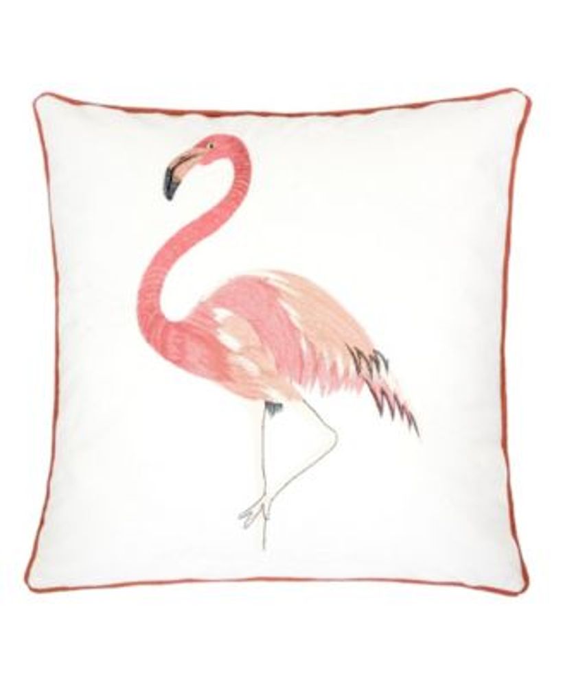 Flamingo Square Decorative Throw Pillow