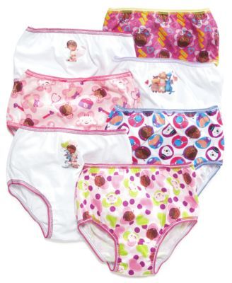 Doc McStuffins Cotton Panties, 7-Pack, Toddler Girls