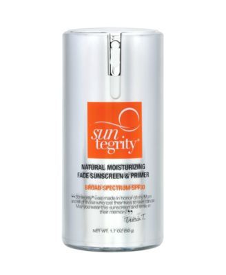 Natural Moisturizing Face Sunscreen & Primer - Broad Spectrum SPF 30, 1.7 oz