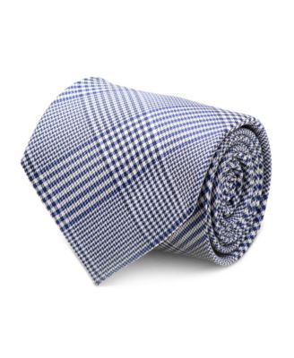 Glen Plaid Silk Men's Tie