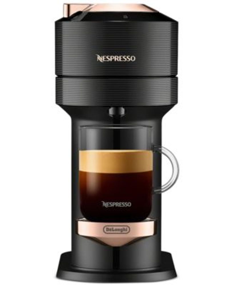 Vertuo Next Premium Coffee and Espresso Maker by DeLonghi, Black Rose Gold 