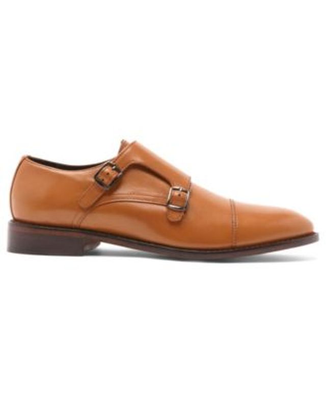 Hugo Boss Men's Colby Monk Strap Leather Dress Shoes