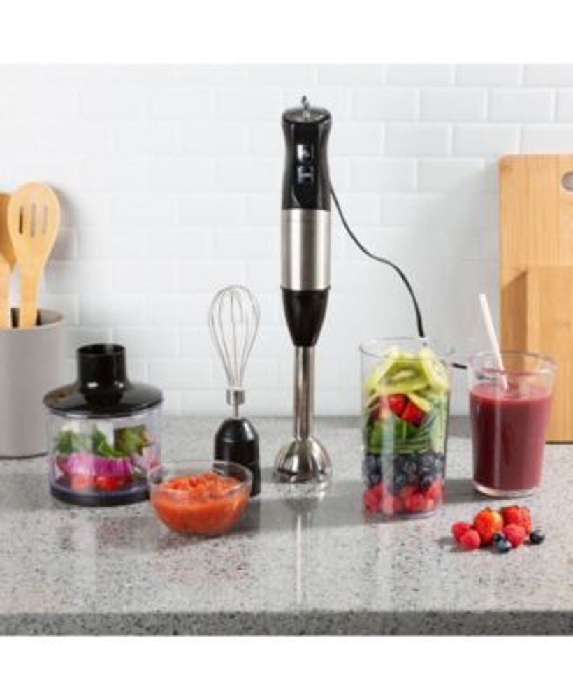 Immersion Blender-4-In-1 Six Speed Hand Mixer Set