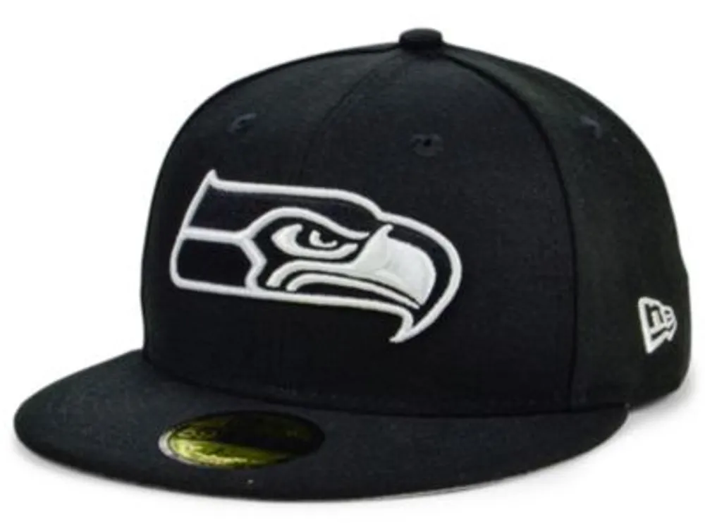 Seattle Seahawks Black 59FIFTY Fitted Cap