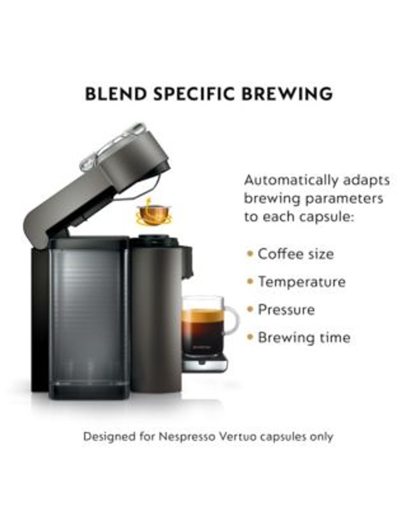 Vertuo Coffee and Espresso Machine by De'Longhi with Aerocinno