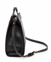 Old Trend Genuine Leather Halibut Crossbody - Black