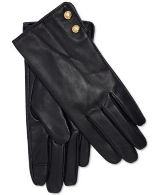 Women's Leather Touchscreen Gloves