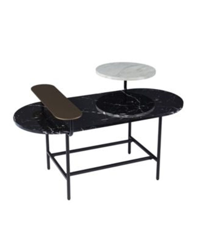 graffy modern marble faux dining table