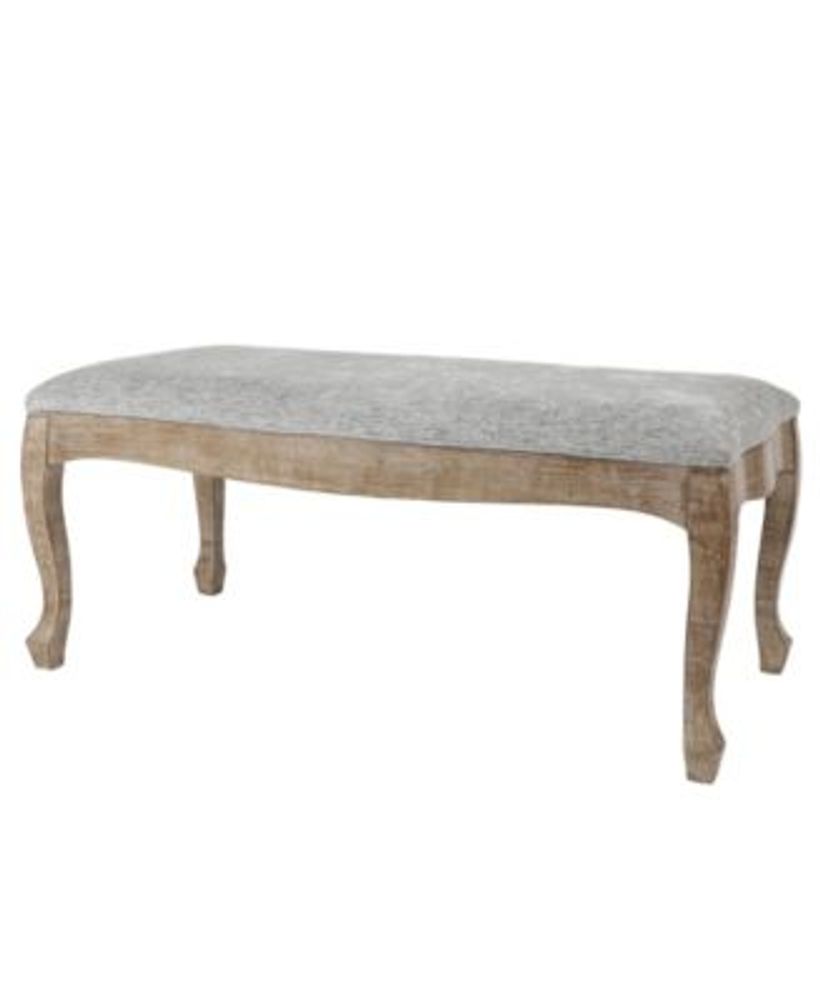 Upholstered Linen Entryway and Bedroom Bench