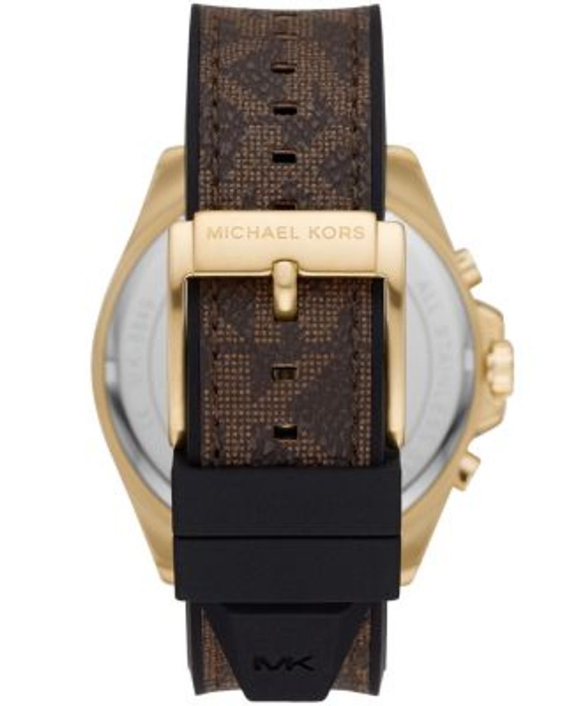 Michael Kors gold watch and Accessory Concierge bracelet, and