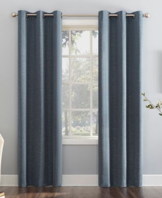 Circa Textured Weave Thermal Extreme 100% Blackout Grommet Curtain Panel, 40" x 84"