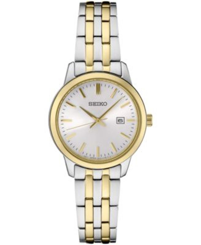 Seiko Women's Essential Two-Tone Stainless Steel Bracelet Watch 30mm |  Foxvalley Mall