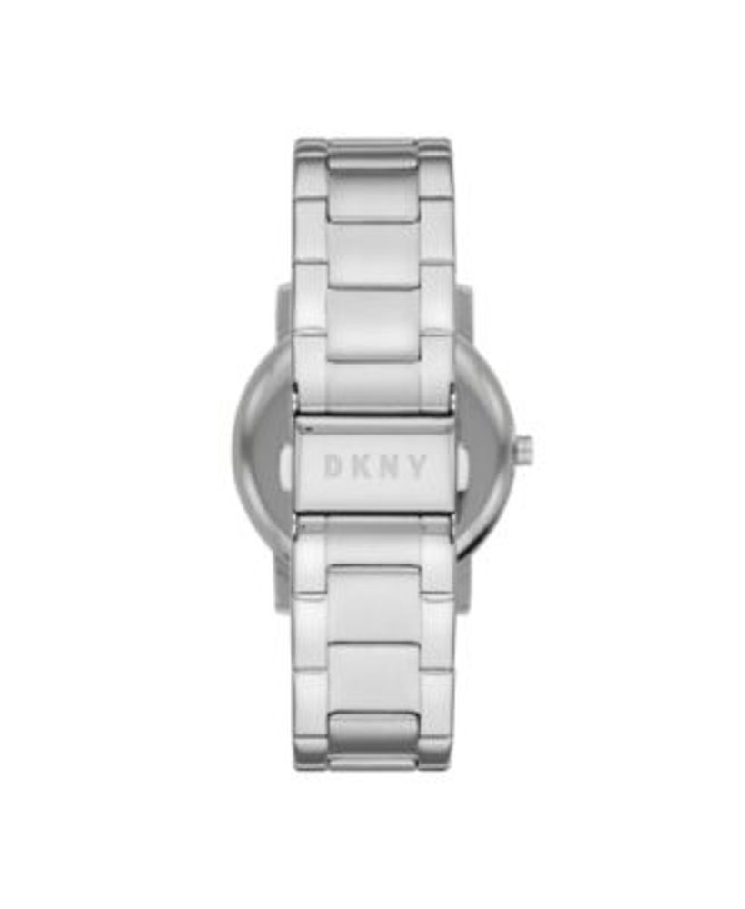 Women's Soho Three-Hand Silver-Tone Stainless Steel Bracelet Watch, 34mm