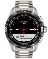 Men's Swiss T-Touch Connect Solar Titanium Bracelet Smart Watch 48mm