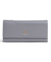 Women's Pockets Large Leather Flapover Wallet