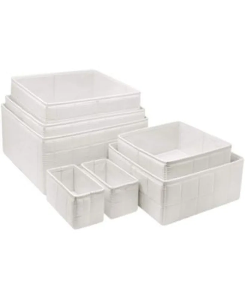 Sorbus Clear Organizer Bins (Set of 10)