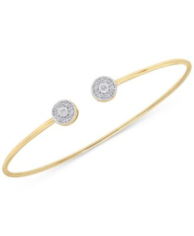 14k gold bangles macy's