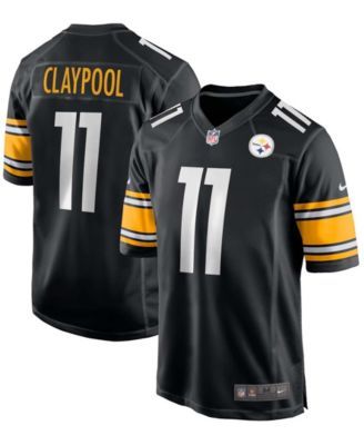 Nike Men's Chase Claypool Black Pittsburgh Steelers Vapor Elite Player Jersey