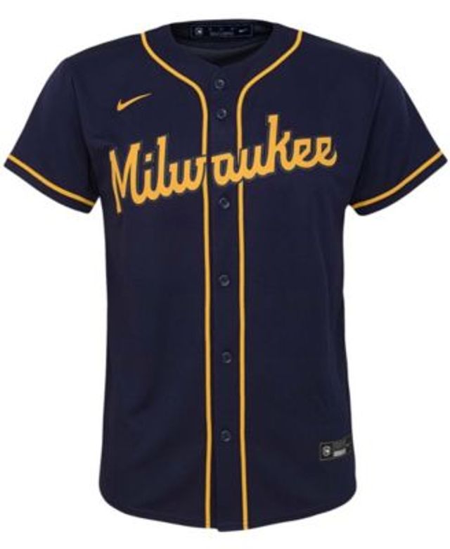 Christian Yelich Milwaukee Brewers Nike Youth Alternate Replica