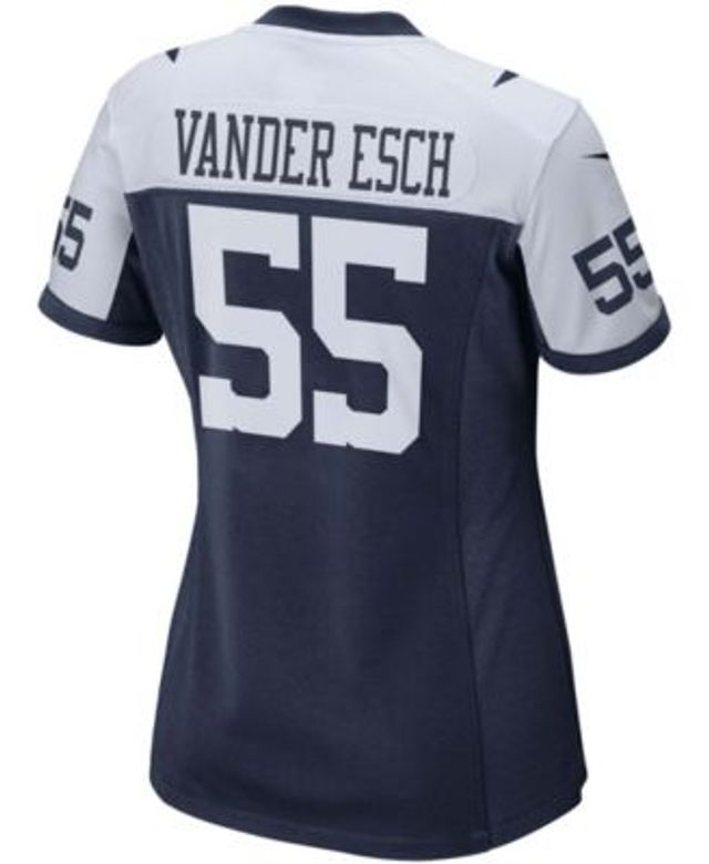 Men's Nike Leighton Vander Esch Navy Dallas Cowboys Name & Number T-Shirt