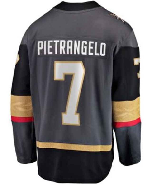 Men's Fanatics Branded Alex Pietrangelo Gray Vegas Golden Knights Alternate Premier Breakaway Player Jersey
