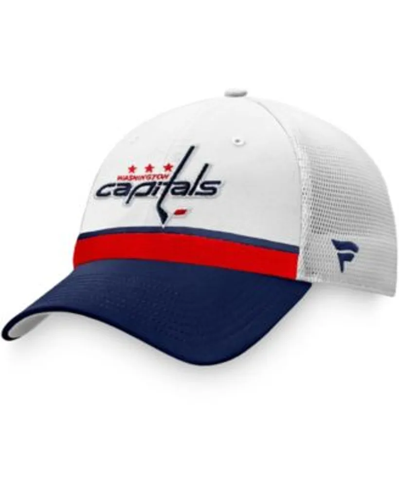 Men's Fanatics Branded Navy/Red Washington Capitals 2022 NHL Draft Authentic Pro Flex Hat