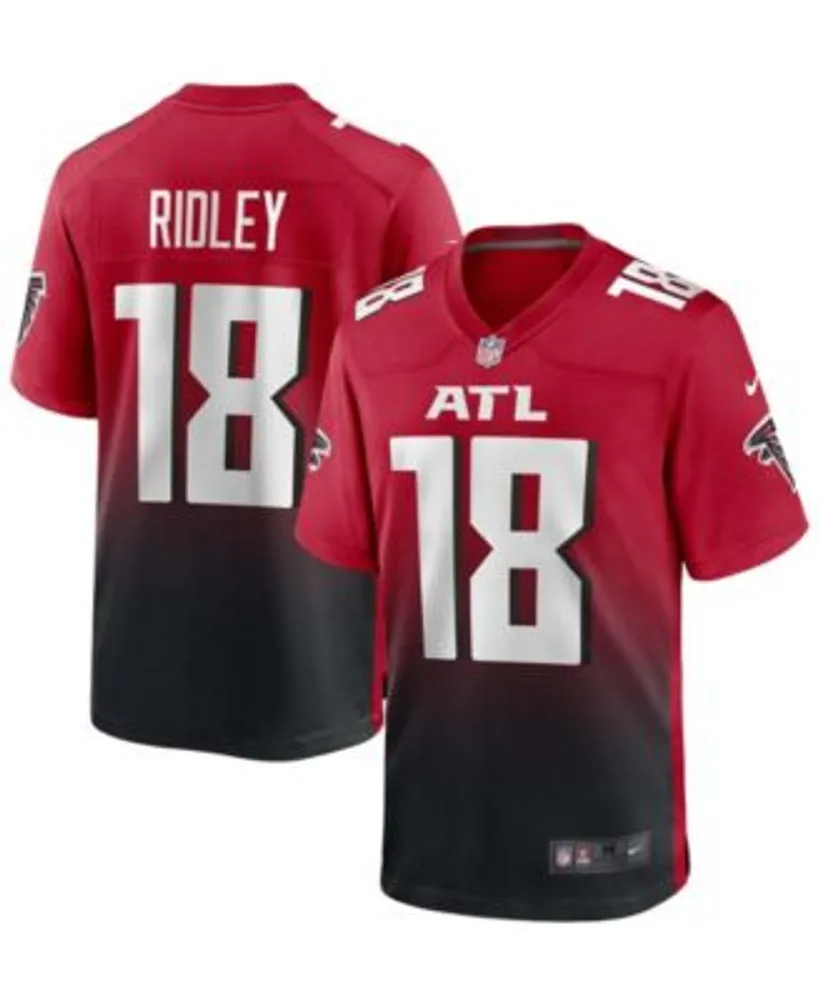 Men's Atlanta Falcons Calvin Ridley Nike Black Throwback Game Jersey