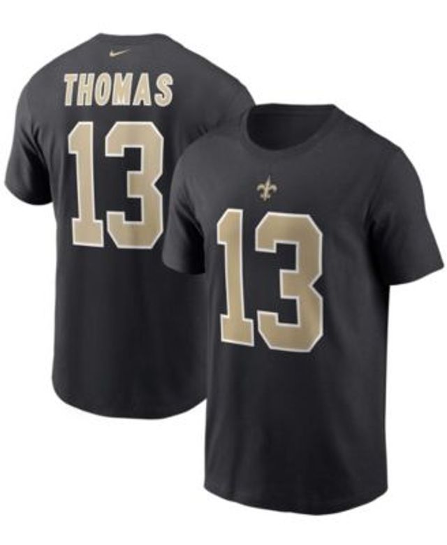 Women's Fanatics Branded Michael Thomas White New Orleans Saints Fashion  Player Name & Number V-Neck T-Shirt