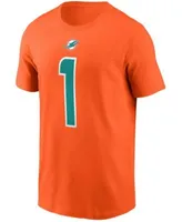 Men's Nike Tyreek Hill Orange Miami Dolphins Player Name & Number