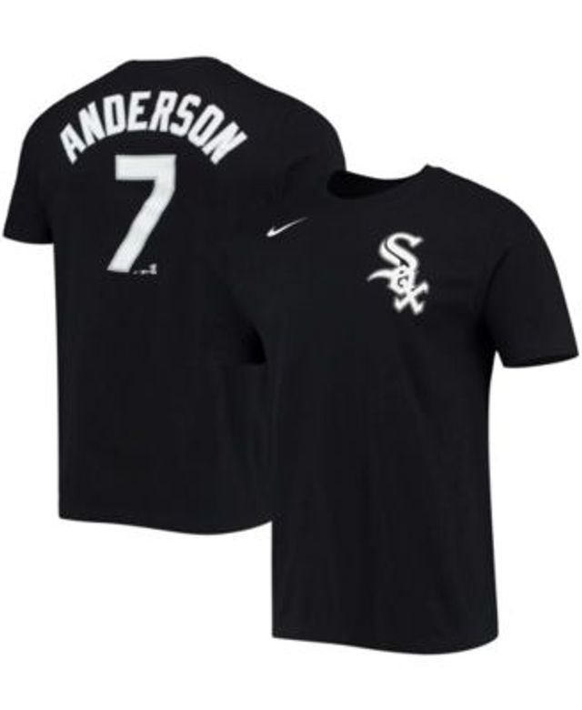 Lids Tim Anderson Chicago White Sox Nike City Connect Name & Number T-Shirt  - Black