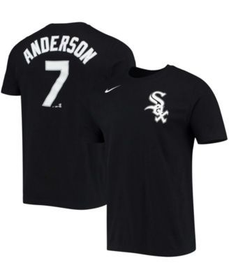 Men's Chicago White Sox Tim Anderson Nike Black Alternate Replica Player  Jersey