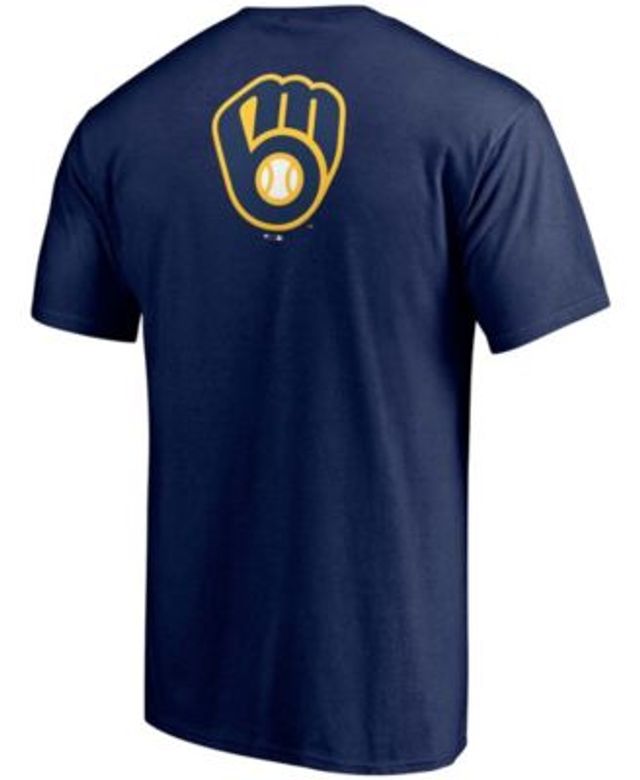 Men's Milwaukee Brewers Pro Standard Navy Team Logo T-Shirt