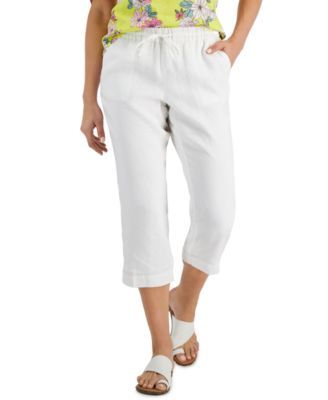 Cropped Linen Pants, Created for Macy's