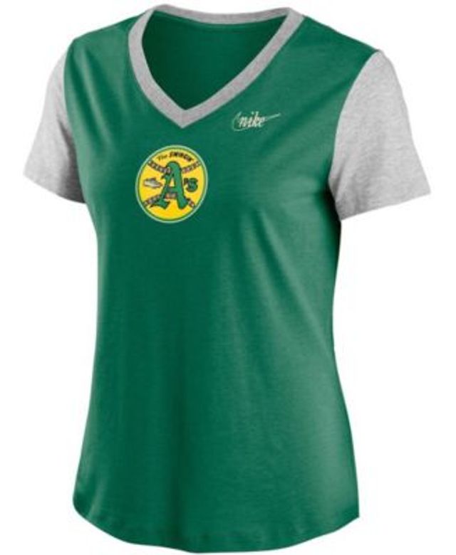 Men's Nike Green Oakland Athletics Cooperstown Collection Wordmark