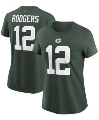 Men's Nike Aaron Rodgers White New York Jets Player Name & Number T-Shirt