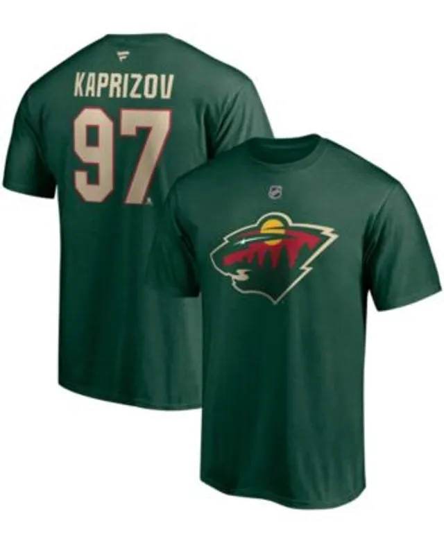 Men's Adidas Kirill Kaprizov Green Minnesota Wild Home Primegreen Authentic Pro Player Jersey