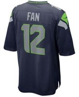 Nike Seattle Seahawks 12 Fan Jersey Navy Size Small 12th Man Blue