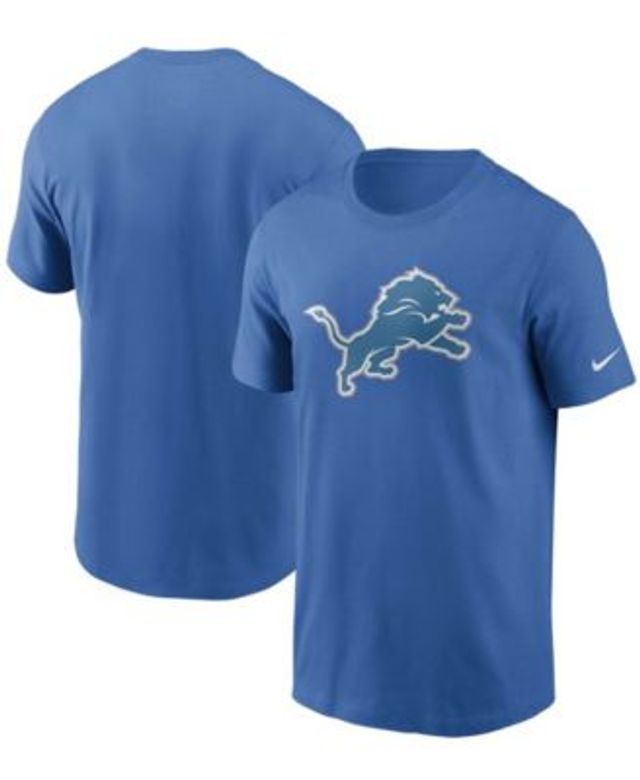 Men's NFL x Staple Blue Detroit Lions Logo Lockup T-Shirt